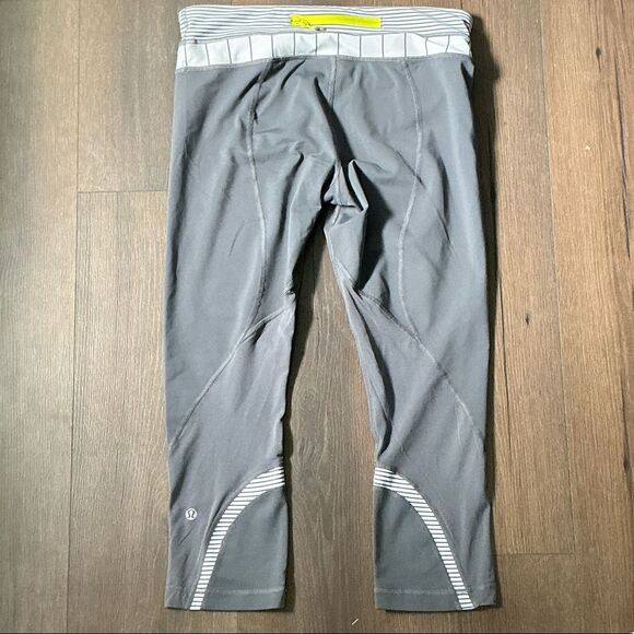 Lululemon Athletica Run Inspire Capris Cropped  Size 6 - Picture 1 of 9